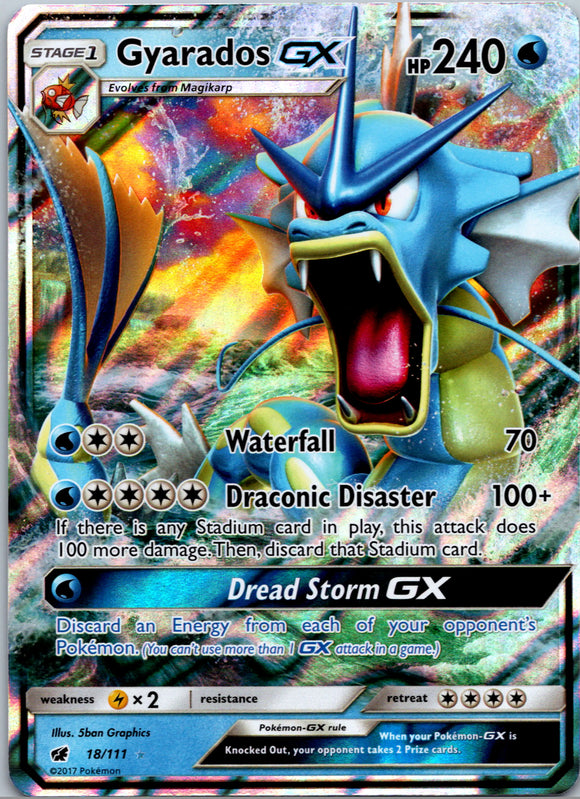 Gyarados GX [18/111] [Crimson Invasion] Holofoil