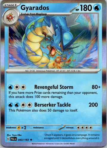 Gyarados [043/193] [Paldea Evolved] Holofoil