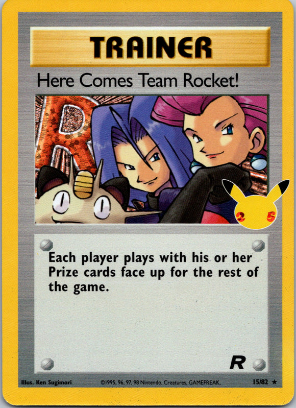 Here Comes Team Rocket! [15/82] [Celebrations: Classic Collection] Holofoil