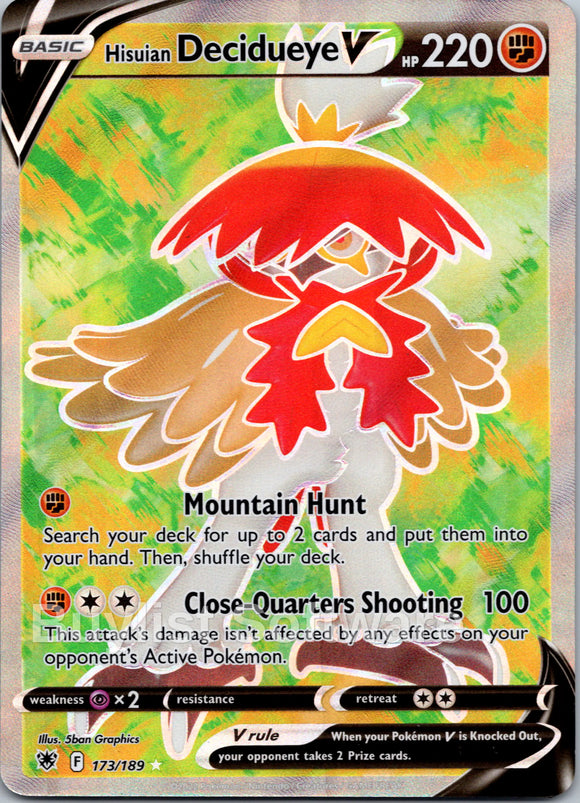 Hisuian Decidueye V [173/189] [Astral Radiance] Holofoil