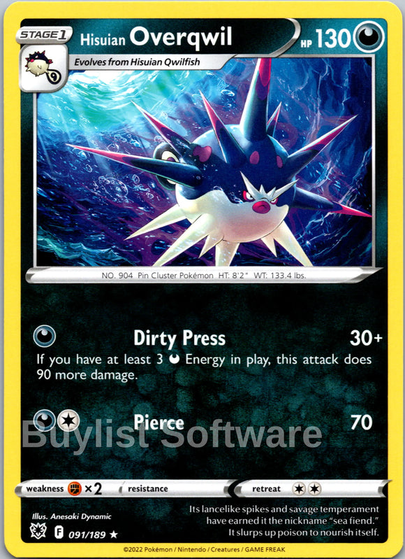 Hisuian Overqwil [091/189] [Astral Radiance]