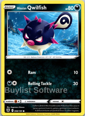 Hisuian Qwilfish [088/189] [Astral Radiance]