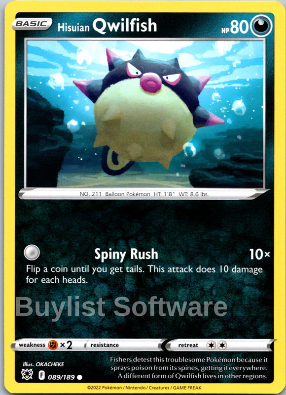 Hisuian Qwilfish [089/189] [Astral Radiance]