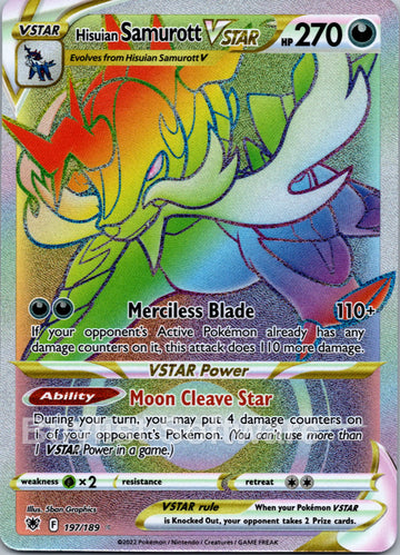 Hisuian Samurott VSTAR [197/189] [Astral Radiance] Holofoil