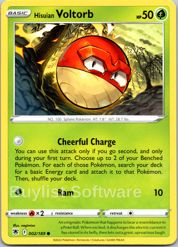 Hisuian Voltorb [002/189] [Astral Radiance]