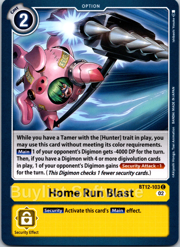 Home Run Blast [BT12-103] [Across Time] Normal