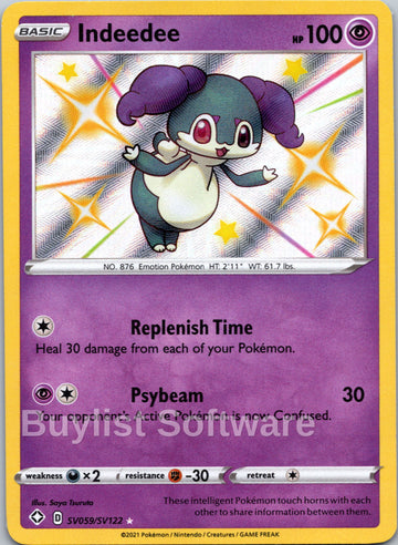 Indeedee [SV059/SV122] [Shining Fates: Shiny Vault] Holofoil
