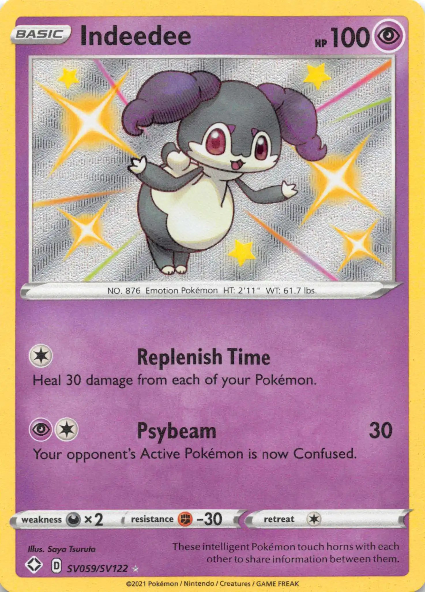 Indeedee [SV059/SV122] [Shining Fates: Shiny Vault] Holofoil