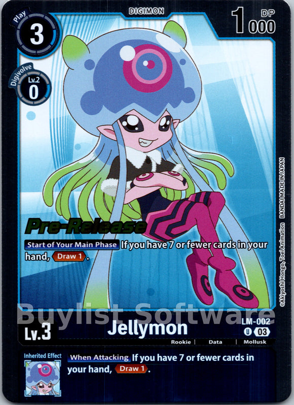 Jellymon (English Exclusive) [LM-002] [Exceed Apocalypse Pre-Release Cards] Foil