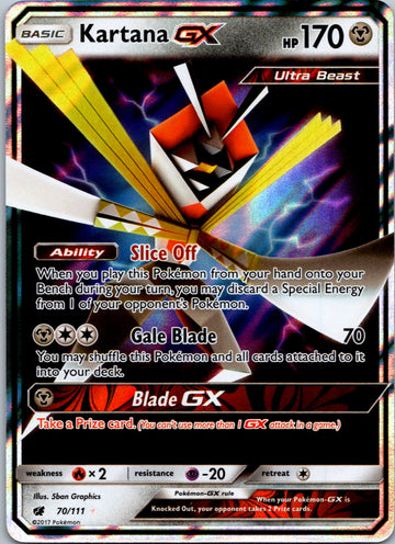 Kartana GX [70/111] [Crimson Invasion] Holofoil