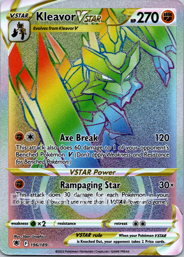 Kleavor VSTAR [196/189] [Astral Radiance] Holofoil