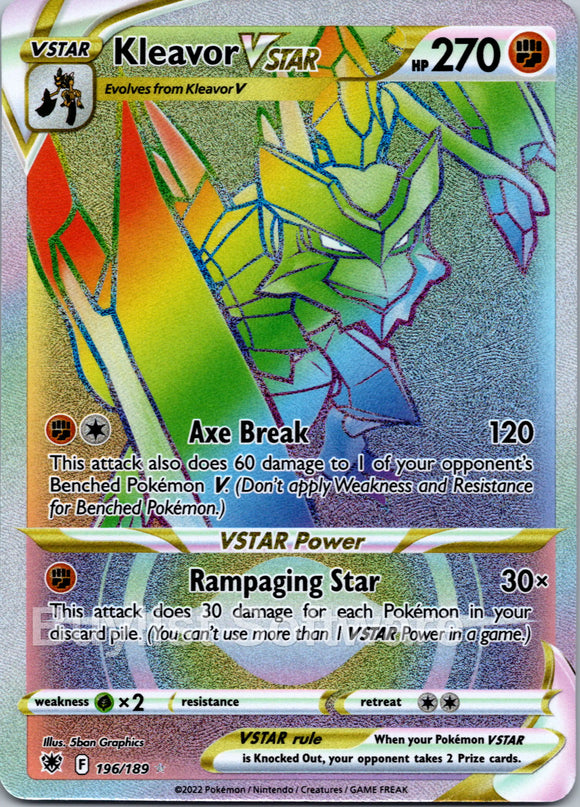 Kleavor VSTAR [196/189] [Astral Radiance] Holofoil