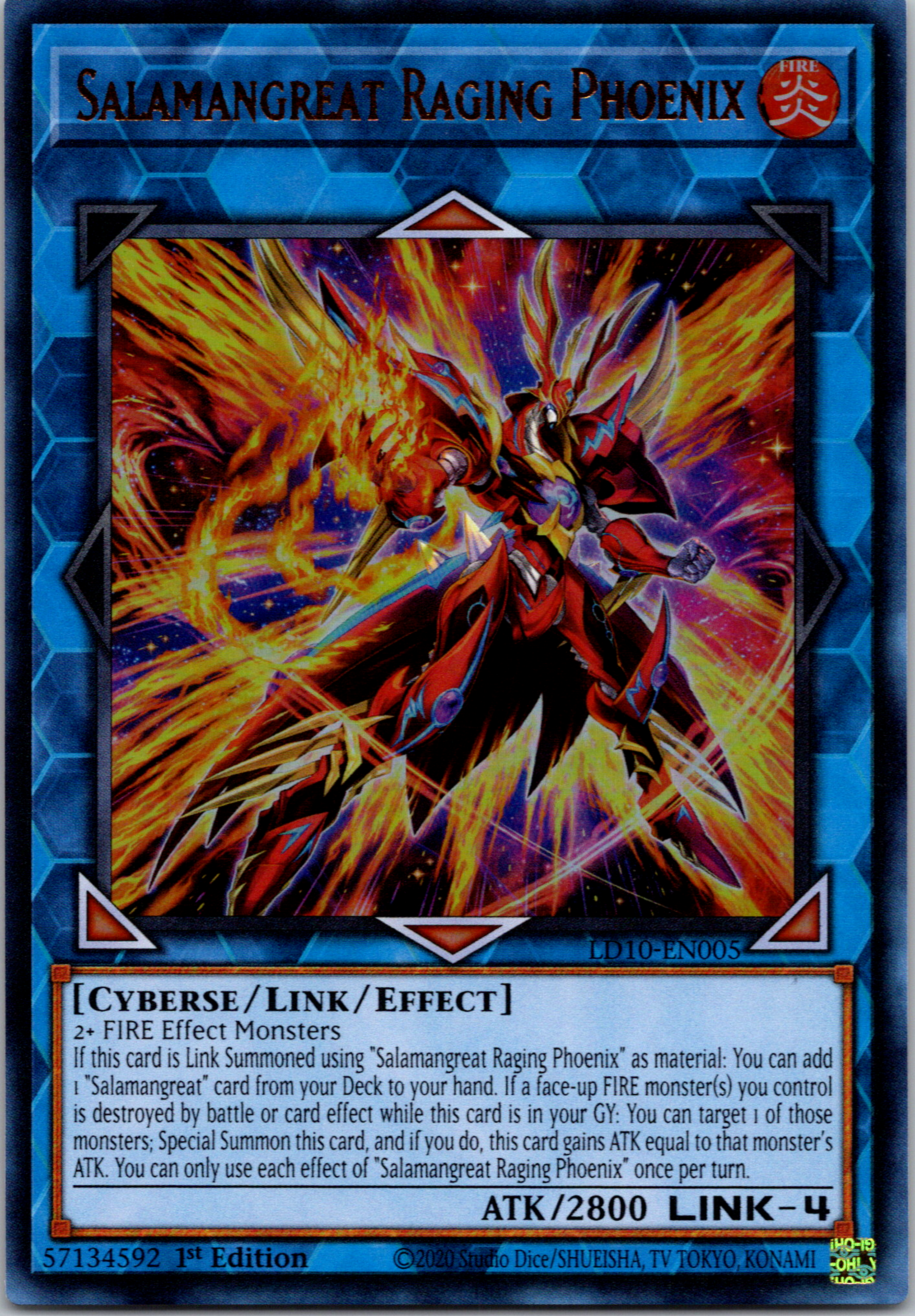 Salamangreat Raging Phoenix [LD10-EN005] Ultra Rare