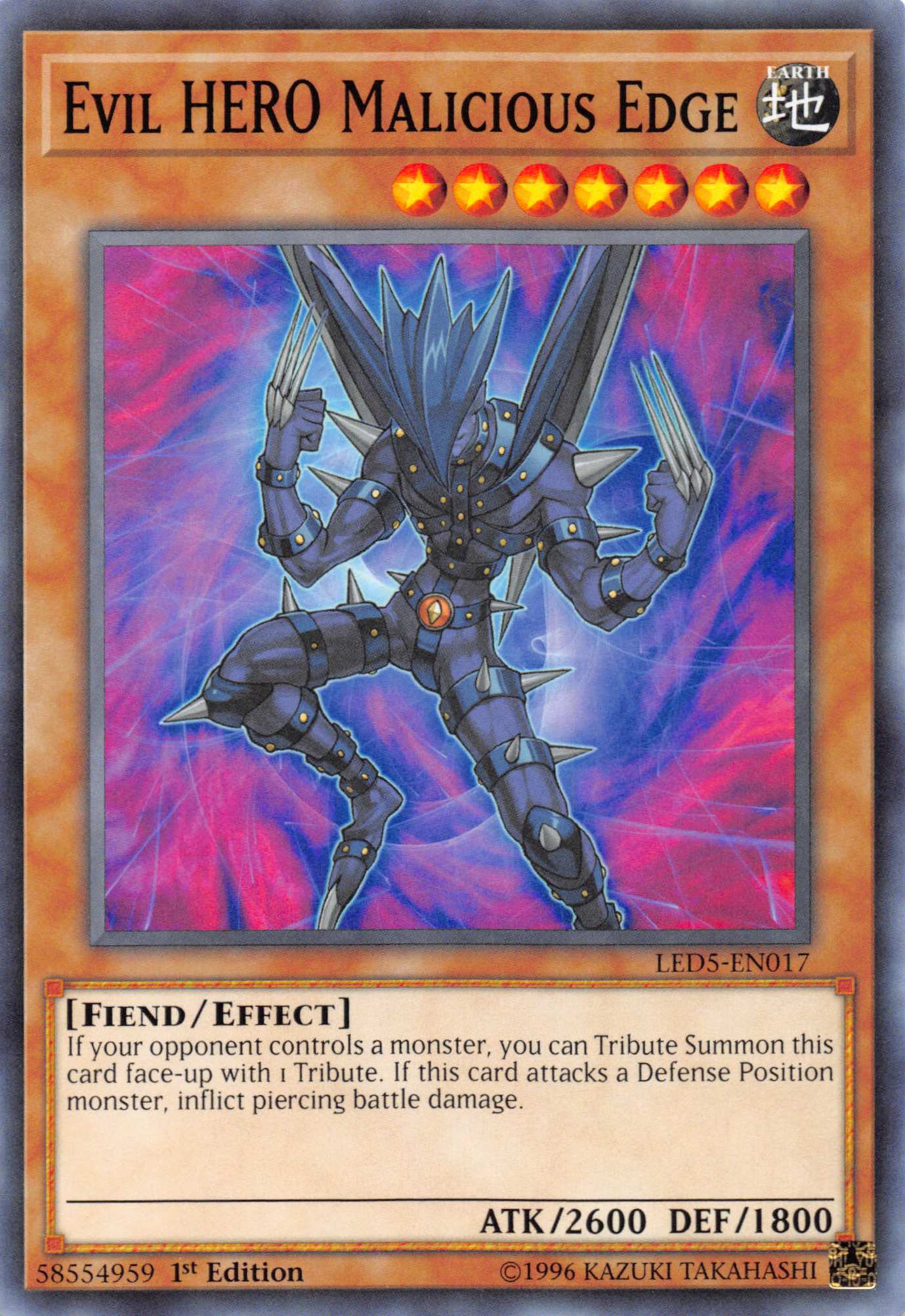 Evil Hero Malicious Edge [LED5-EN017] Common