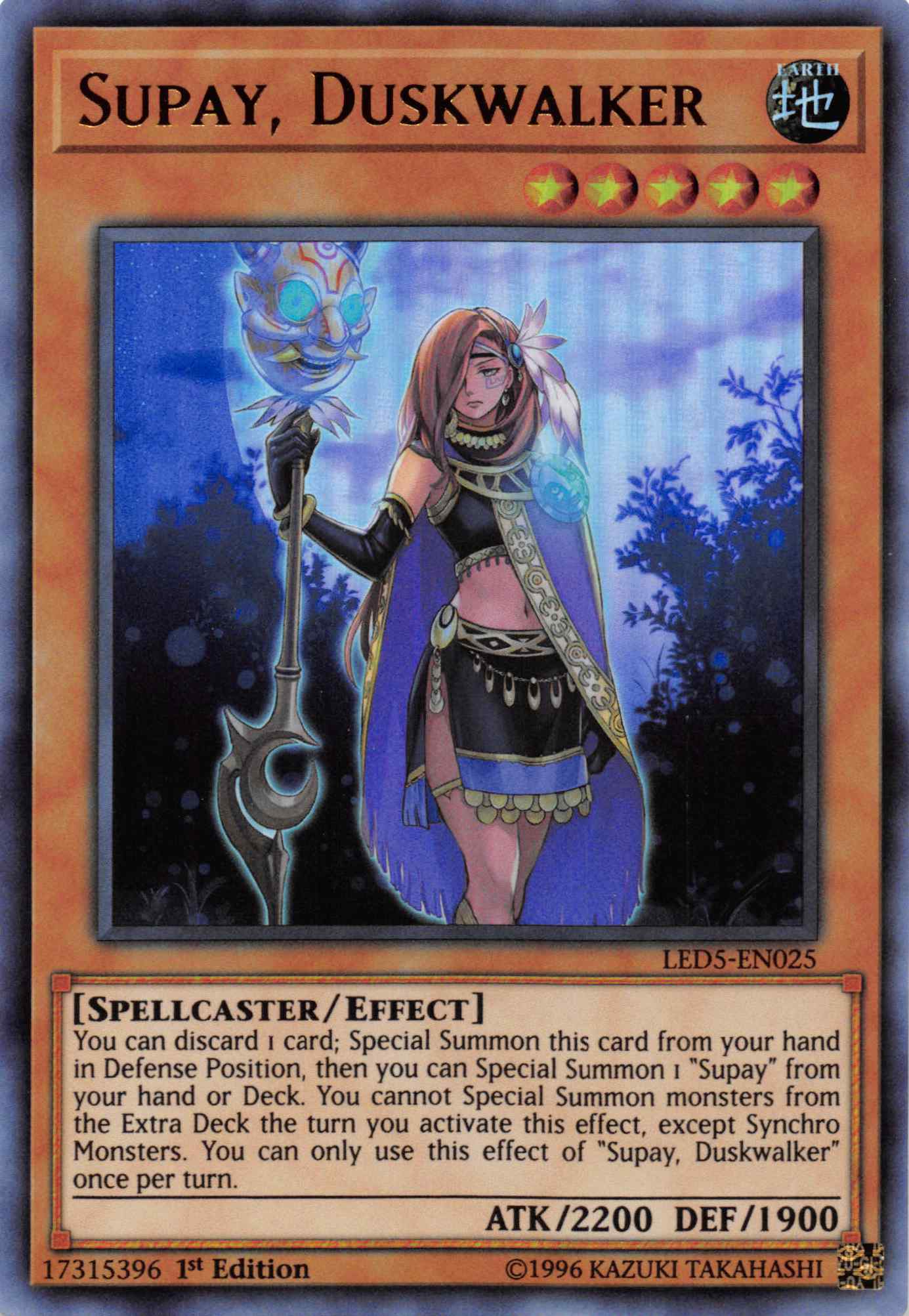 Supay, Duskwalker [LED5-EN025] Ultra Rare