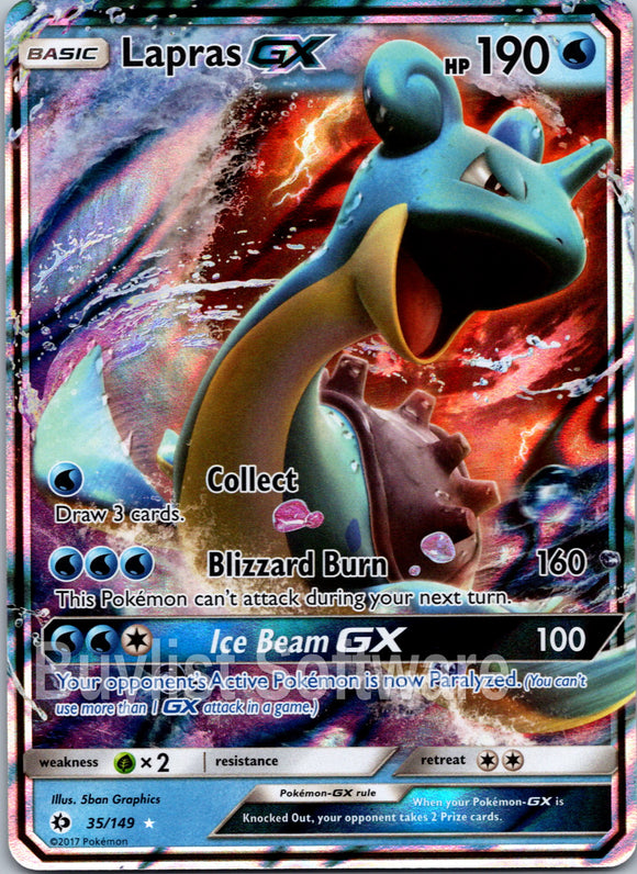 Lapras GX [35/149] [Sun & Moon Base Set] Holofoil