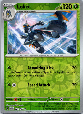 Lokix [021/193] [Paldea Evolved] Reverse Holofoil