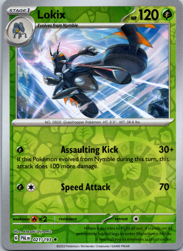 Lokix [021/193] [Paldea Evolved] Reverse Holofoil