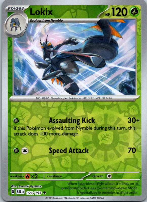 Lokix [021/193] [Paldea Evolved] Reverse Holofoil