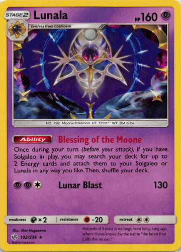 Lunala [102/236] [Cosmic Eclipse] Holofoil