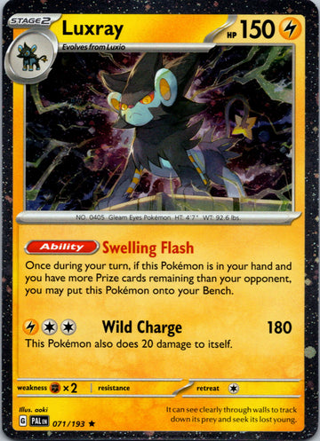 Luxray [071/193] [Paldea Evolved] Holofoil