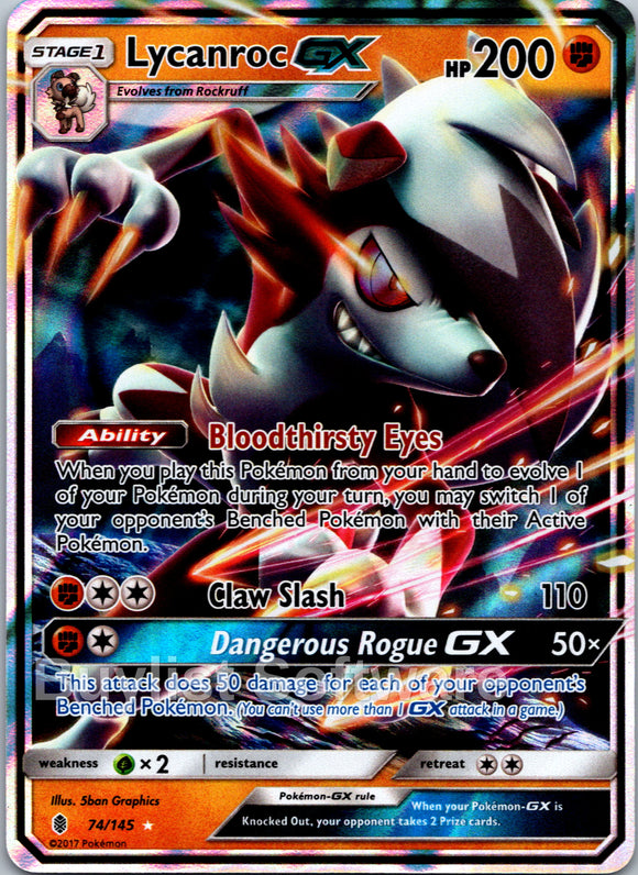Lycanroc GX [74/145] [Guardians Rising] Holofoil