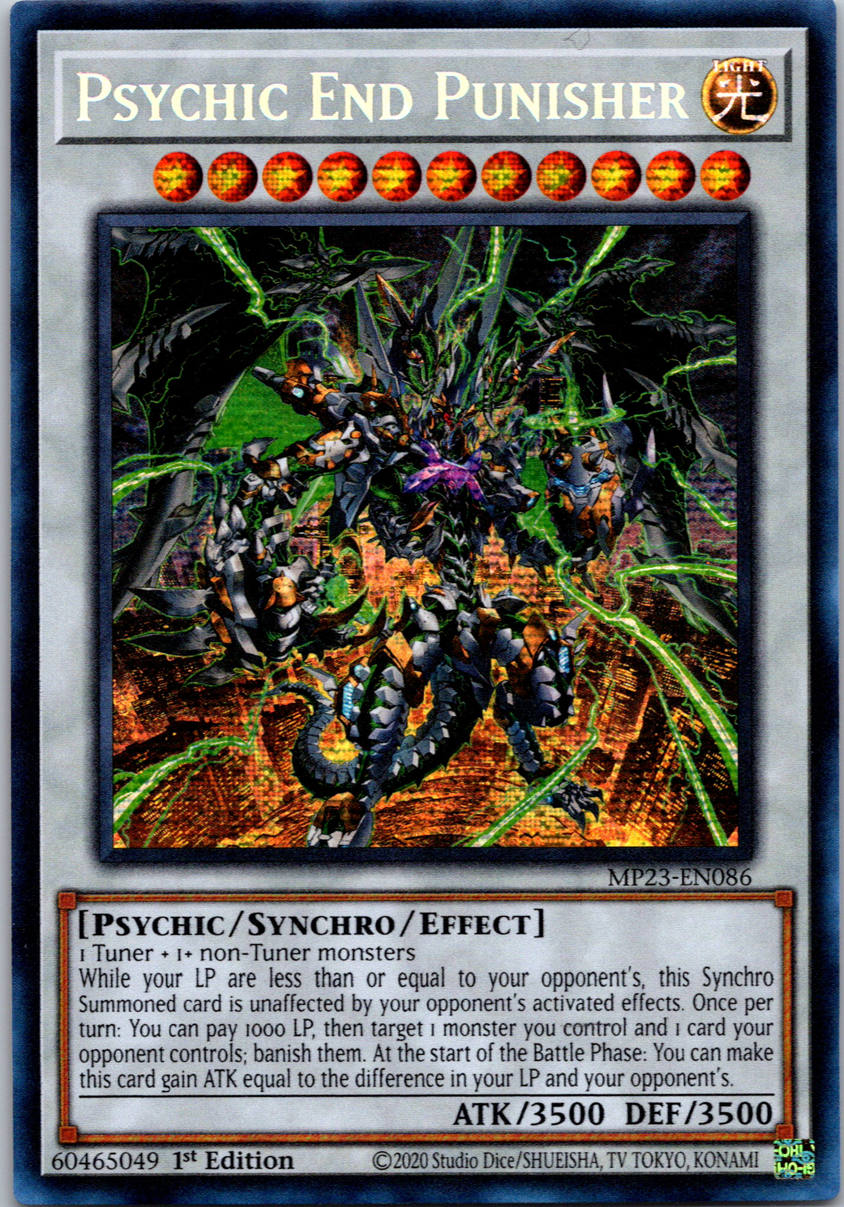 Psychic End Punisher [MP23-EN086] Prismatic Secret Rare