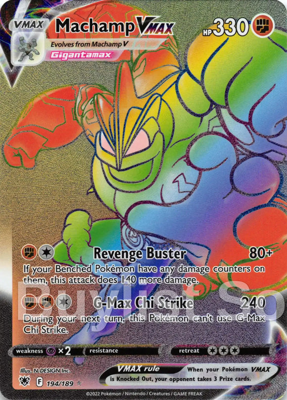 Machamp VMAX [194/189] [Astral Radiance] Holofoil