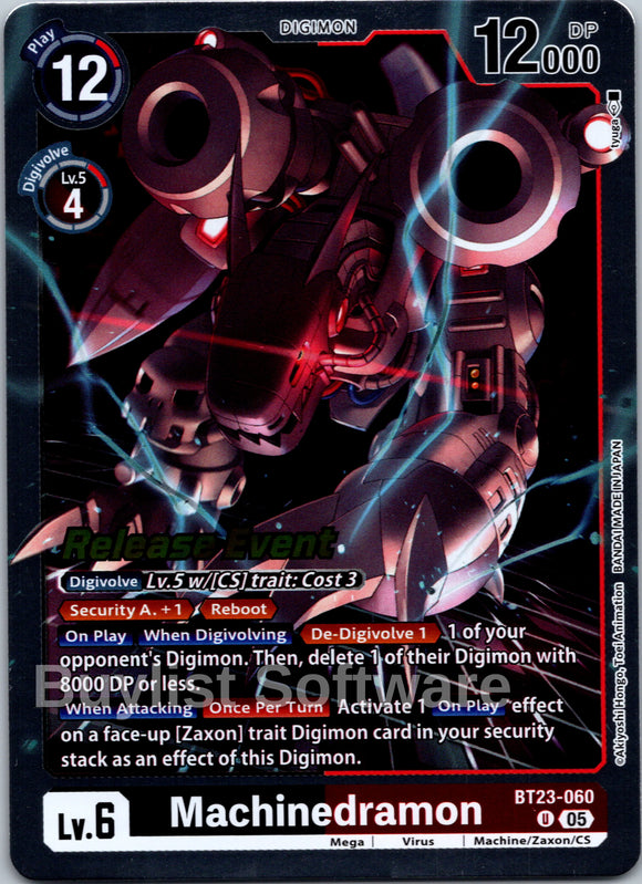 Machinedramon [BT23-060 U] [Hackers' Slumber Release Event Cards]