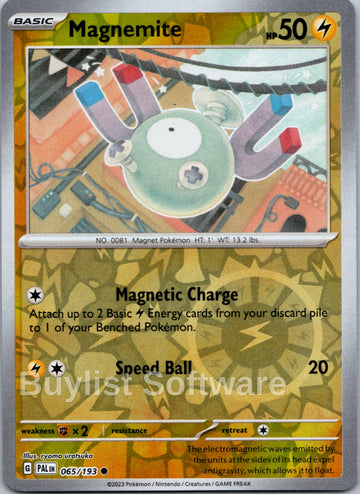 Magnemite [065/193] [Paldea Evolved] Reverse Holofoil