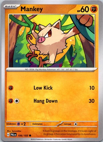 Mankey [106/193] [Paldea Evolved]