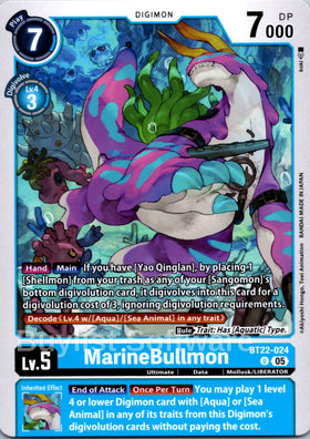 MarineBullmon [BT22-024 U] [Cyber Eden]