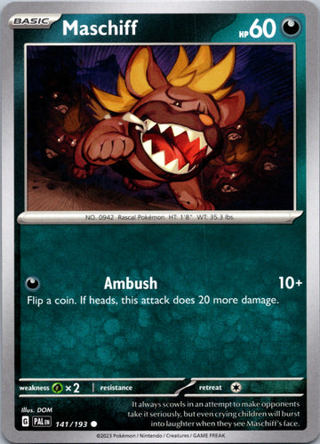 Maschiff - 141/193 [141/193] [Paldea Evolved]