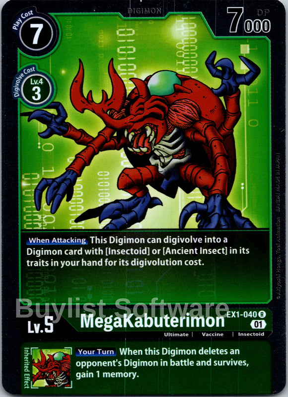 MegaKabuterimon [EX1-040] [Classic Collection] Foil