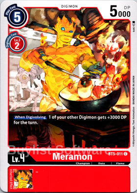 Meramon [BT5-011] [Battle of Omni] Normal