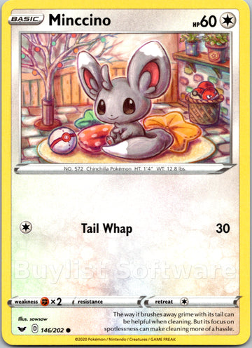 Minccino [146/202] [Sword & Shield Base Set]