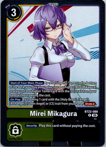 Mirei Mikagura [BT22-089 R] [Cyber Eden] Foil