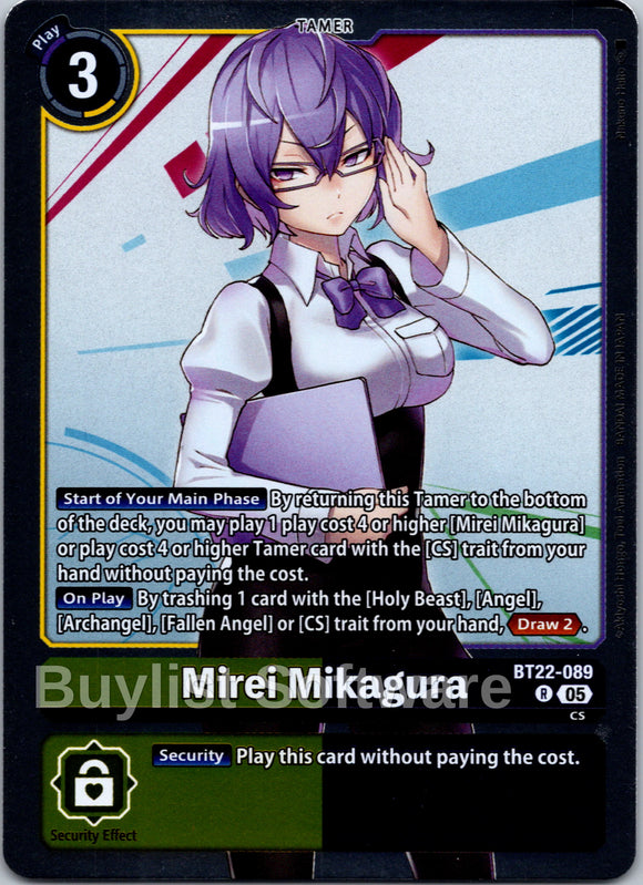 Mirei Mikagura [BT22-089 R] [Cyber Eden] Foil