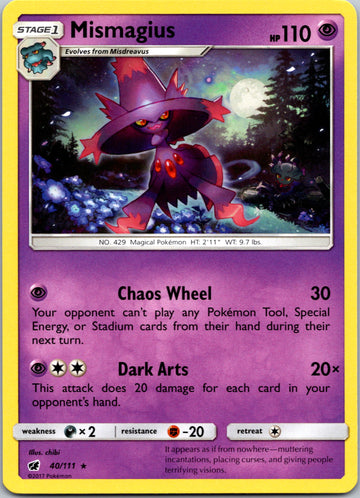 Mismagius [40/111] [Crimson Invasion] Reverse Holofoil