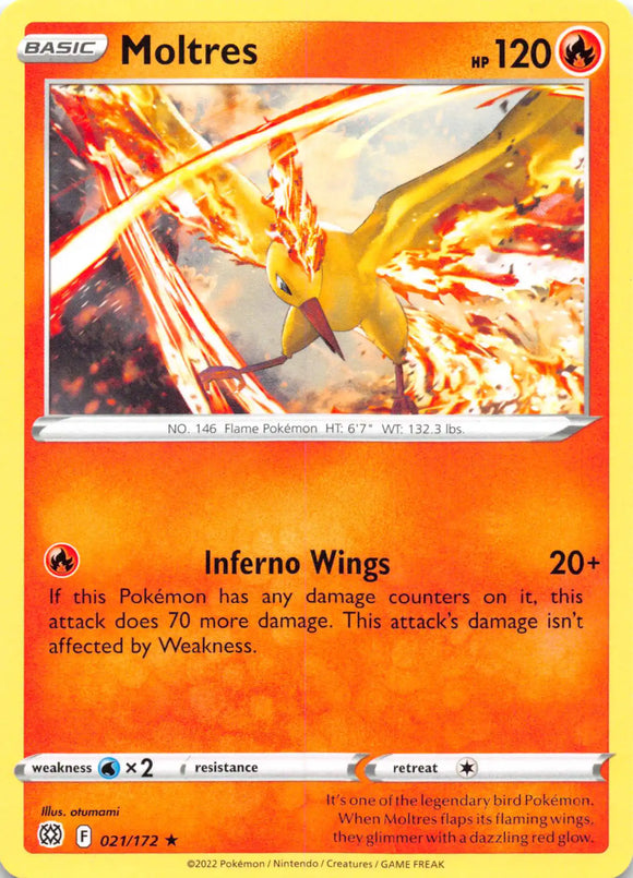 Moltres [021/172] [Brilliant Stars] Holofoil