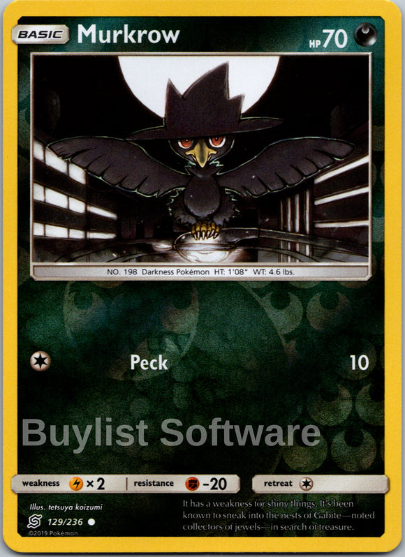 Murkrow [129/236] [Unified Minds] Reverse Holofoil