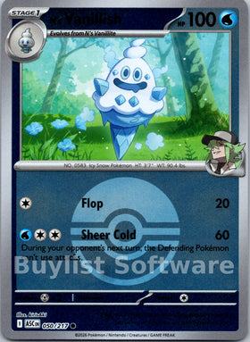 N's Vanillish (Poke Ball) [050/217] [Ascended Heroes] Reverse Holofoil