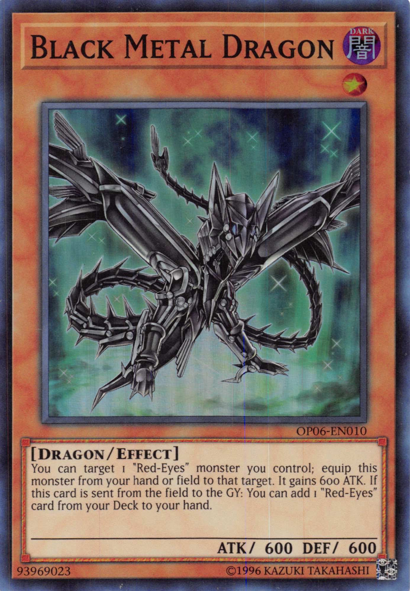 Black Metal Dragon [OP06-EN010] Super Rare
