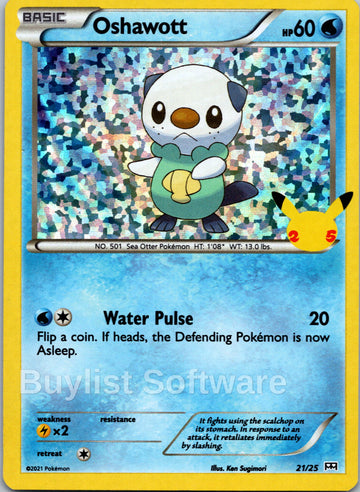 Oshawott [21/25] - McDonalds Collection 2021 Holofoil