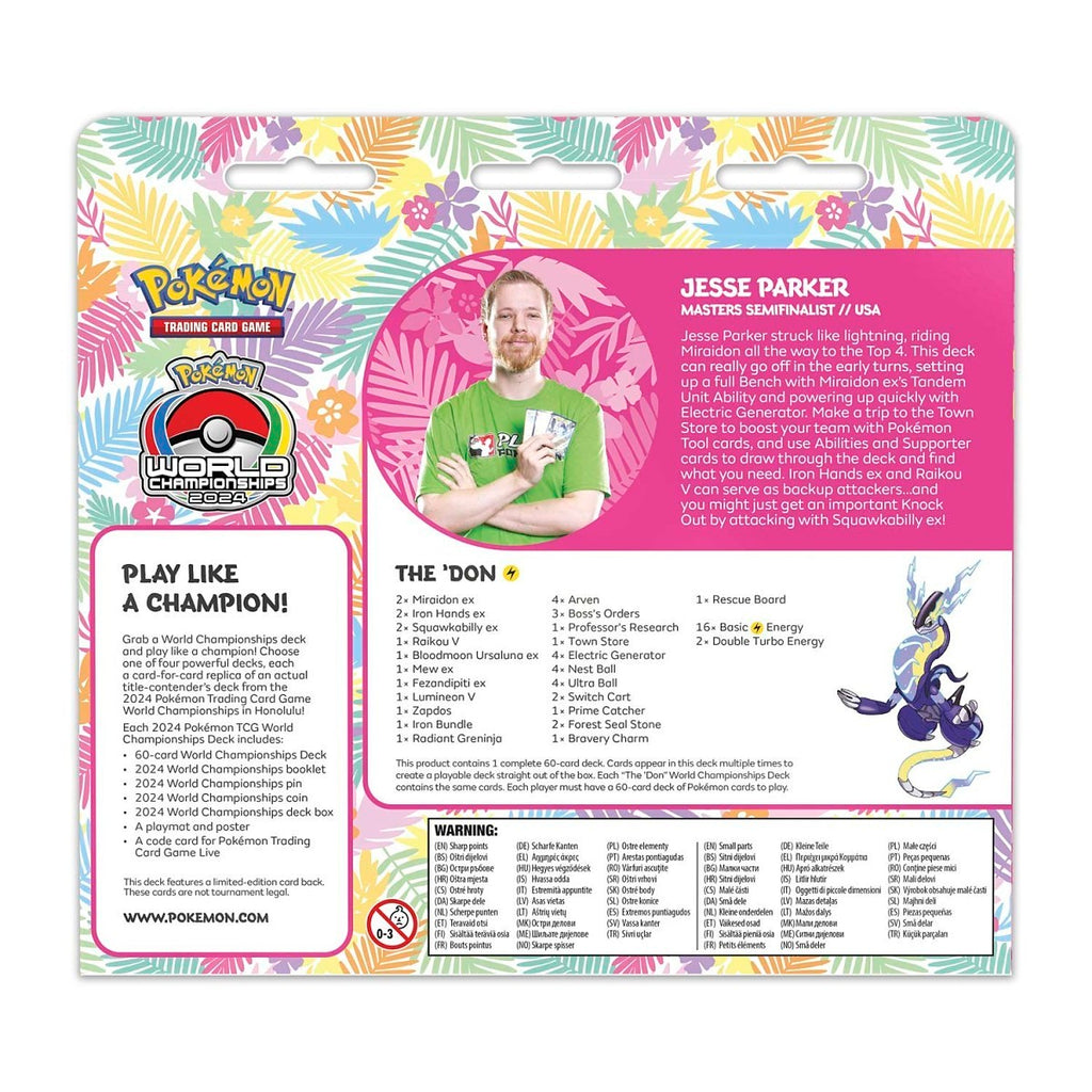 Pokémon TCG: 2024 Pokémon World Championships Deck (Jesse Parker, The 'Don)
