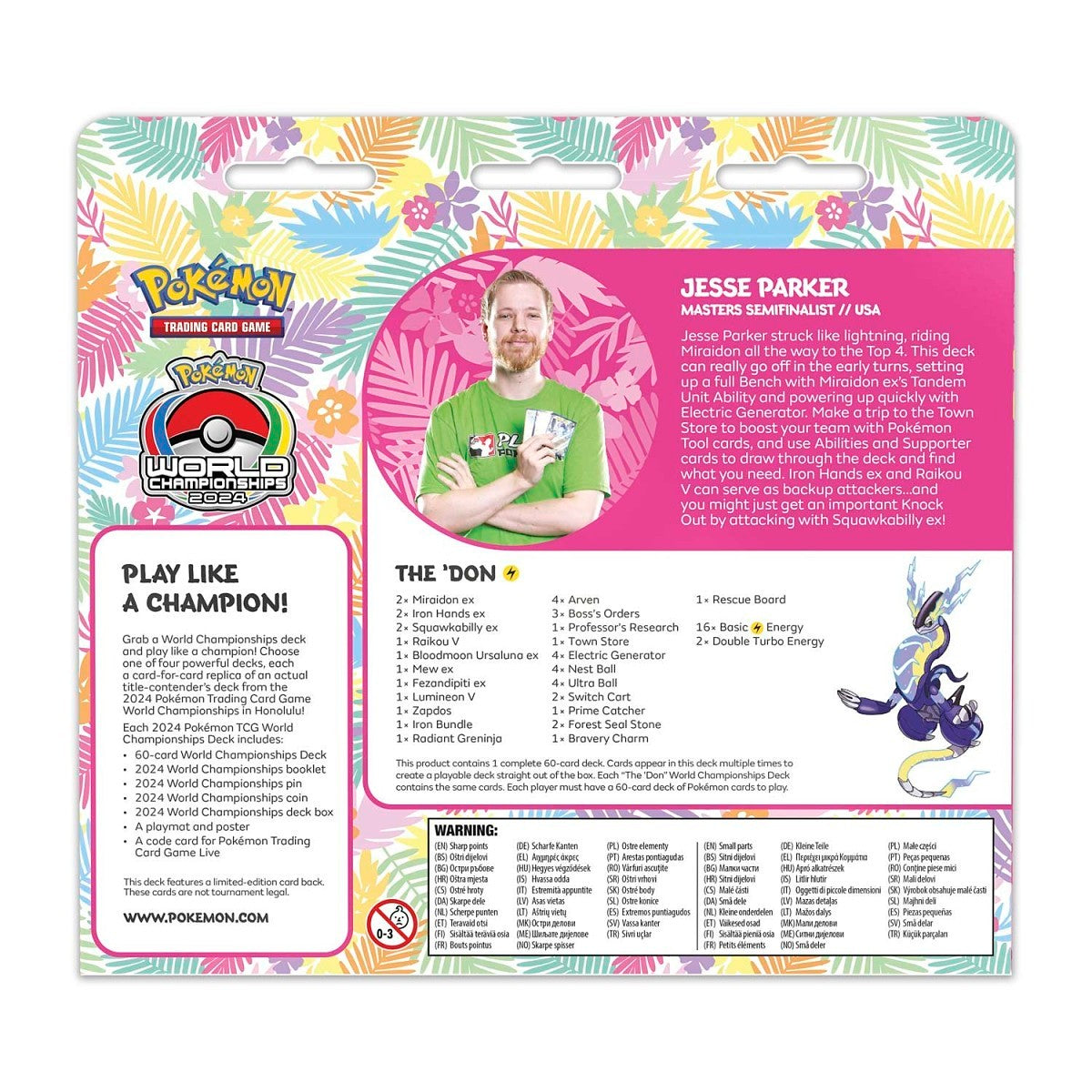 Pokémon TCG: 2024 Pokémon World Championships Deck (Jesse Parker, The 'Don)