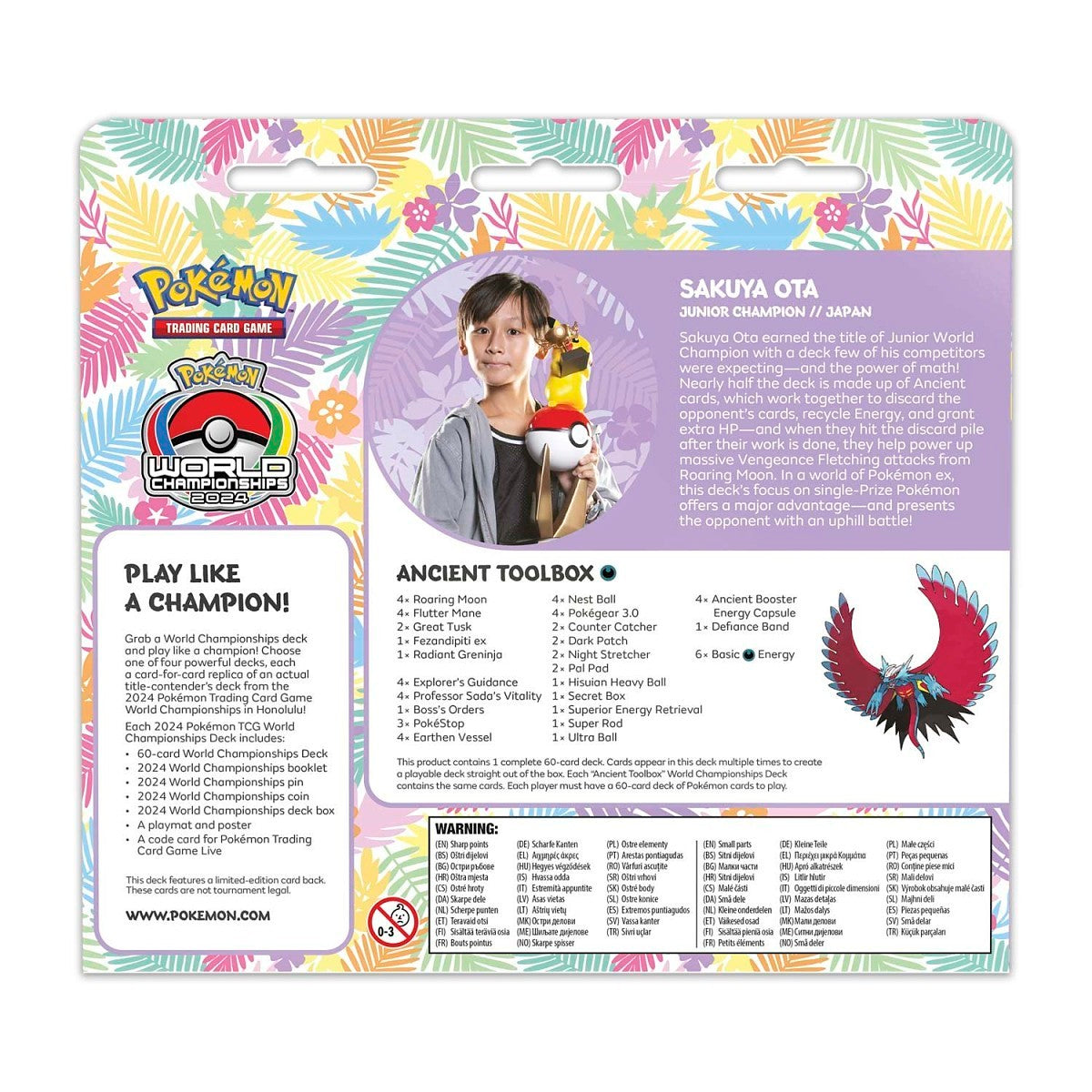Pokémon TCG: 2024 Pokémon World Championships Deck (Sakuya Ota, Ancient Toolbox)