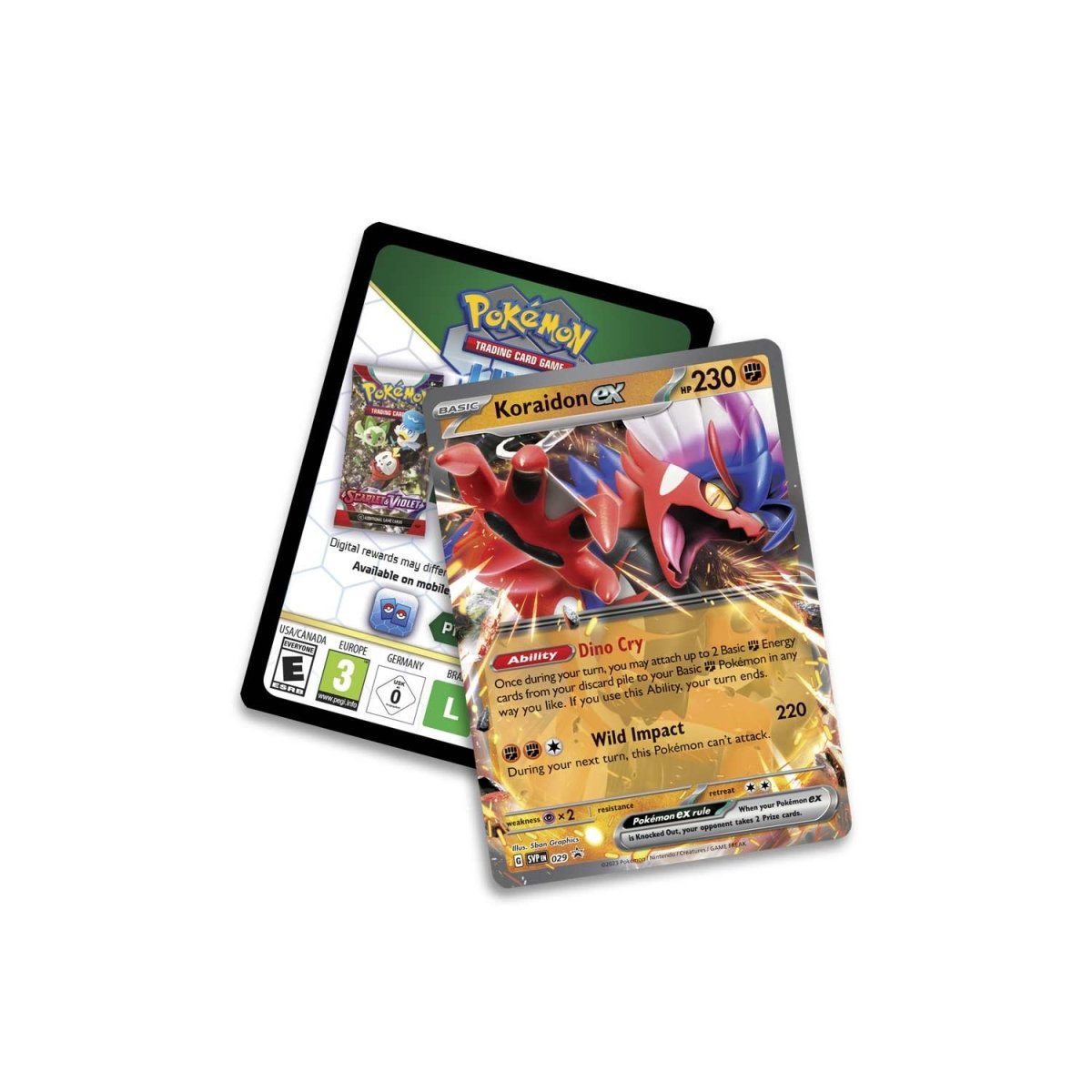 Pokémon TCG: Paldea Legends Tin (Koraidon)