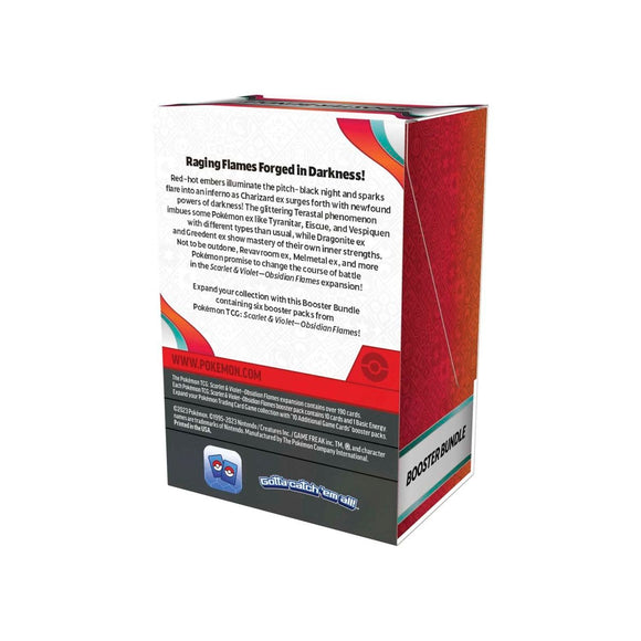 Pokémon TCG: Scarlet & Violet Obsidian Flames Booster Bundle (6 Packs)