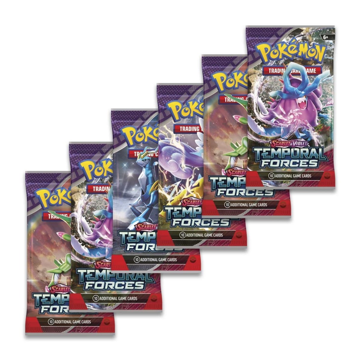 Pokémon TCG: Scarlet & Violet Temporal Forces Booster Bundle (6 Packs)